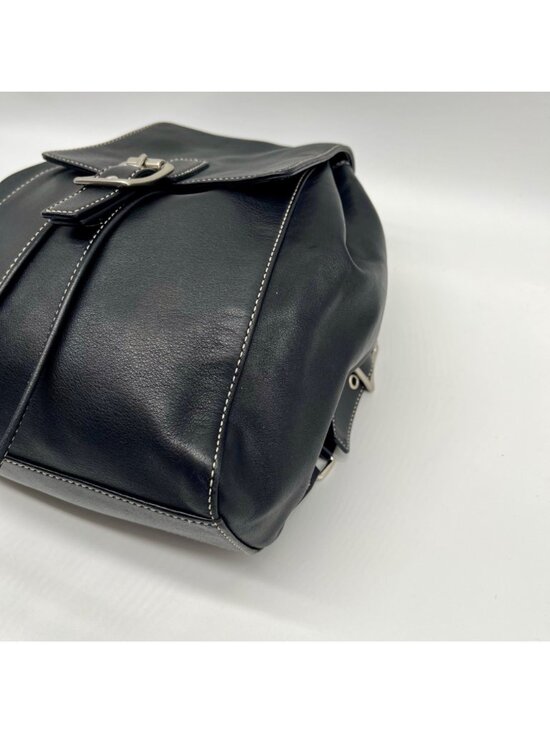 Coach Black Leather Backpack 9569